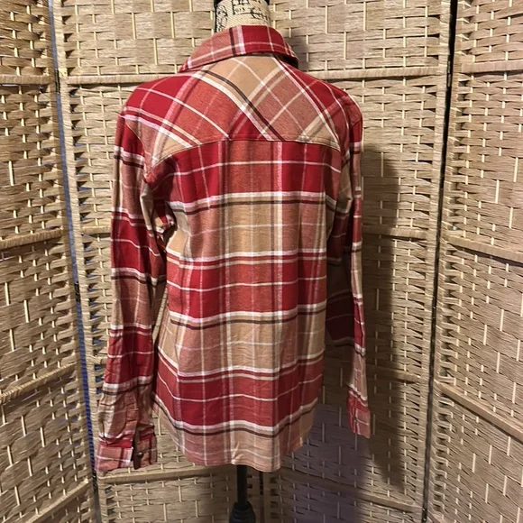 Columbia Plaid Flannel Shirt Button Down L NWT - Picture 5 of 12